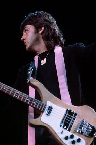 Paul McCartney with his 4001S LH